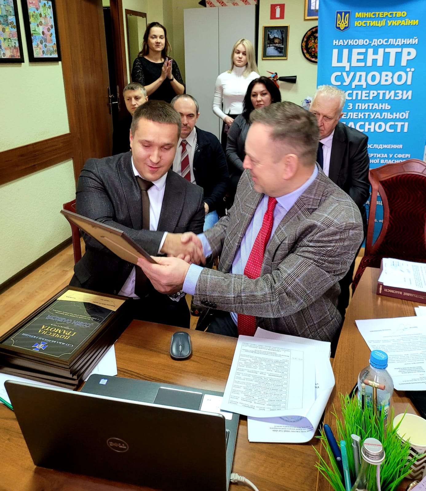 Працівники НДЦСЕ з питань інтелектуальної власності нагороджені відомчими нагородами ДКІБ СБ України