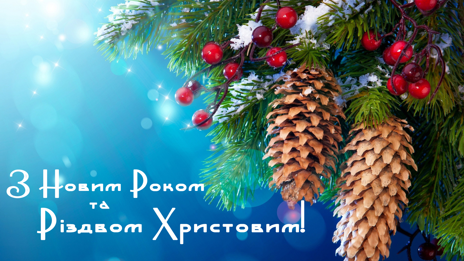 Шановні друзі та колеги, щиро вітаємо вас з Новим роком та Різдвом Христовим!